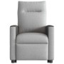 Sillón reclinable elevable de tela gris nube en Sillones | Comprar online en Foru.es