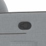 Sillón reclinable elevable de tela gris claro en Sillones | Comprar online en Foru.es