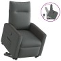 Sillón reclinable elevable de tela gris oscuro en Sillones | Comprar online en Foru.es
