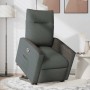 Sillón reclinable elevable de tela gris oscuro en Sillones | Comprar online en Foru.es