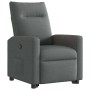 Sillón reclinable elevable de tela gris oscuro en Sillones | Comprar online en Foru.es