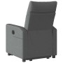 Sillón reclinable elevable de tela gris oscuro en Sillones | Comprar online en Foru.es