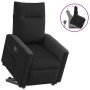 Sillón reclinable elevable tela negro en Sillones | Comprar online en Foru.es