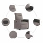Sillón reclinable elevable tela gris taupe en Sillones | Comprar online en Foru.es
