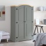 Armario madera de pino Mexicano estilo Corona gris 2 Puertas en Armarios roperos | Comprar online en Foru.es