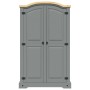 Armario madera de pino Mexicano estilo Corona gris 2 Puertas en Armarios roperos | Comprar online en Foru.es