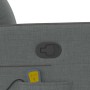 Silla de masaje reclinable de pie de tela gris oscuro en Sillones | Comprar online en Foru.es