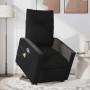 Sillón reclinable de masaje elevable tela negro en Sillones | Comprar online en Foru.es