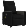 Sillón reclinable de masaje elevable tela negro en Sillones | Comprar online en Foru.es