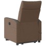 Silla de masaje reclinable de pie de tela marrón en Sillones | Comprar online en Foru.es