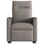 Sillón reclinable de masaje elevable tela gris taupé en Sillones | Comprar online en Foru.es