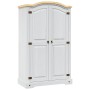 Armario madera de pino Mexicano estilo Corona blanco 2 puertas en Armarios roperos | Comprar online en Foru.es