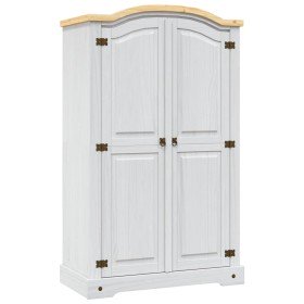 Armario madera de pino Mexicano estilo Corona blanco 2 puertas en Armarios roperos | Comprar online en Foru.es