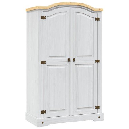 Armario madera de pino Mexicano estilo Corona blanco 2 puertas en Armarios roperos | Comprar online en Foru.es