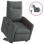 Sillón eléctrico reclinable elevable de tela gris oscuro en Sillones | Comprar online en Foru.es