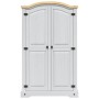 Armario madera de pino Mexicano estilo Corona blanco 2 puertas en Armarios roperos | Comprar online en Foru.es