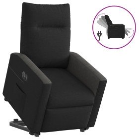 Sillón eléctrico reclinable elevable de tela negro en Sillones | Comprar online en Foru.es