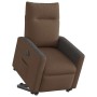 Sillón eléctrico reclinable elevable de tela marrón en Sillones | Comprar online en Foru.es