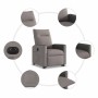 Sillón eléctrico reclinable elevable de tela gris taupe en Sillones | Comprar online en Foru.es