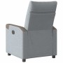 Sillón reclinable eléctrico tela gris claro en Sillones | Comprar online en Foru.es