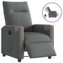 Sillón reclinable eléctrico de tela gris oscuro en Sillones | Comprar online en Foru.es