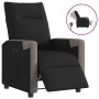 Sillón reclinable eléctrico de tela negro en Sillones | Comprar online en Foru.es