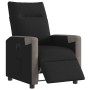 Sillón reclinable eléctrico de tela negro en Sillones | Comprar online en Foru.es