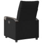 Sillón reclinable eléctrico de tela negro en Sillones | Comprar online en Foru.es