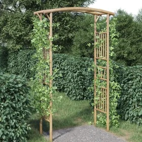 Arco para rosas de bambú 118x40x187 cm de vidaXL, Pérgolas, arcos y enrejados de jardín - Ref: Foro24-341746, Precio: 143,71 ...