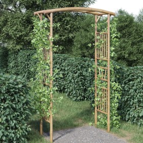 Arco para rosas de bambú 118x40x187 cm de vidaXL, Pérgolas, arcos y enrejados de jardín - Ref: Foro24-341746, Precio: 146,85 ...