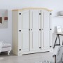 Armario madera de pino Mexicano estilo Corona blanco 3 puertas en Armarios roperos | Comprar online en Foru.es