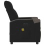 Sillón reclinable de masaje eléctrico tela negro en Sillones | Comprar online en Foru.es