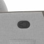 Sillón reclinable elevable de tela gris nube en Sillones | Comprar online en Foru.es