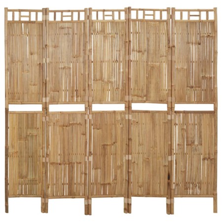 Biombo divisor de 5 paneles 200x180 cm de vidaXL, Divisores de ambientes - Ref: Foro24-341750, Precio: 160,23 €, Descuento: %