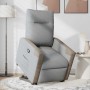 Sillón reclinable elevable de tela gris claro en Sillones | Comprar online en Foru.es