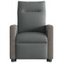 Sillón reclinable elevable de tela gris oscuro en Sillones | Comprar online en Foru.es