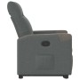 Sillón reclinable elevable de tela gris oscuro en Sillones | Comprar online en Foru.es