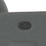 Sillón reclinable elevable de tela gris oscuro en Sillones | Comprar online en Foru.es