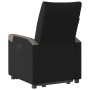 Sillón reclinable elevable tela negro en Sillones | Comprar online en Foru.es