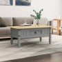 Mesa de centro Corona Range pino mexicano gris 100x55x44 cm en Mesas de centro | Comprar online en Foru.es