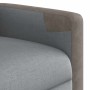 Sillón de masaje reclinable de pie de tela gris claro en Sillones | Comprar online en Foru.es