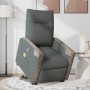 Silla de masaje reclinable de pie de tela gris oscuro en Sillones | Comprar online en Foru.es