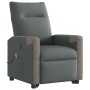 Silla de masaje reclinable de pie de tela gris oscuro en Sillones | Comprar online en Foru.es
