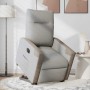 Sillón eléctrico reclinable elevable de tela gris nube en Sillones | Comprar online en Foru.es