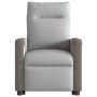 Sillón eléctrico reclinable elevable de tela gris nube en Sillones | Comprar online en Foru.es