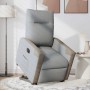 Sillón eléctrico reclinable elevable de tela gris claro en Sillones | Comprar online en Foru.es