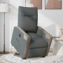Sillón eléctrico reclinable elevable de tela gris oscuro en Sillones | Comprar online en Foru.es