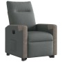 Sillón eléctrico reclinable elevable de tela gris oscuro en Sillones | Comprar online en Foru.es