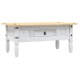Mesa de centro Corona Range pino mexicano blanco 100x55x44 cm en Mesas de centro | Comprar online en Foru.es