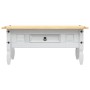 Mesa de centro Corona Range pino mexicano blanco 100x55x44 cm en Mesas de centro | Comprar online en Foru.es